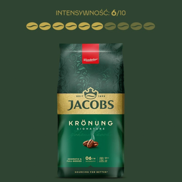 3 Kawa ziarnista Jacobs Kronung 1kg